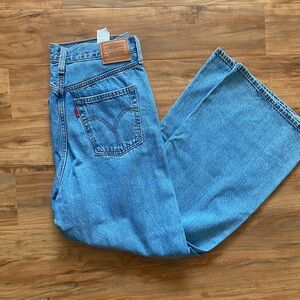 Levi's Blue Flare & Wide Leg Jeans